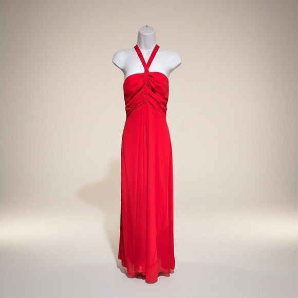 One33 Social Raspberry Gown Red Size 0 - Picture 5 of 8